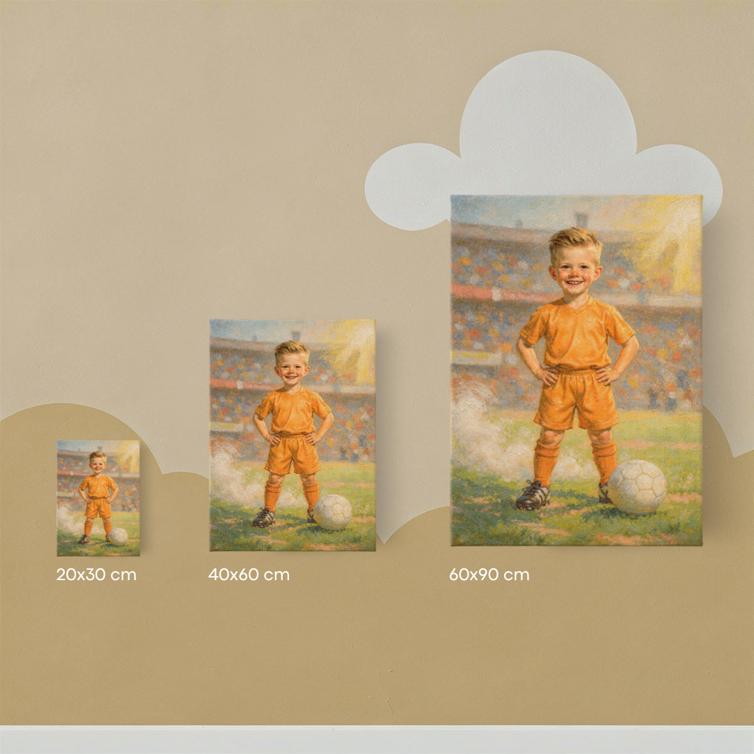 Epic Kids Voetbalheldportret