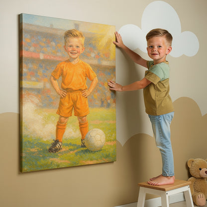 Epic Kids Voetbalheldportret