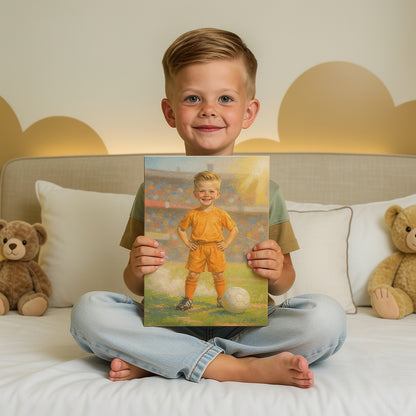 Epic Kids Voetbalheldportret