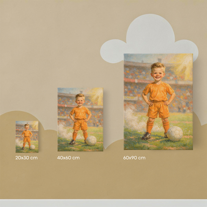 Epic Kids Voetbalheldportret